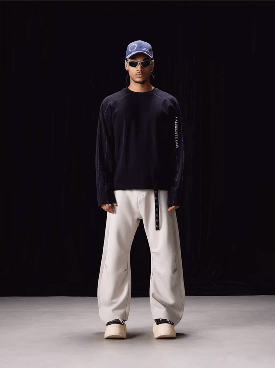 Labt Reflective Print Structure Long Sleeve Tee | Face 3 Face