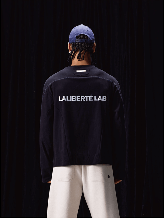 Labt Reflective Print Structure Long Sleeve Tee | Face 3 Face