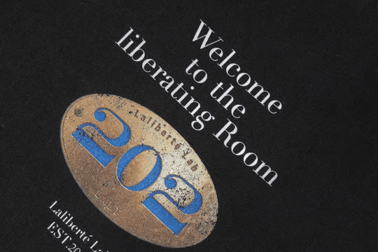 Labt Distressed Vintage Print Long Sleeve Tee | Face 3 Face