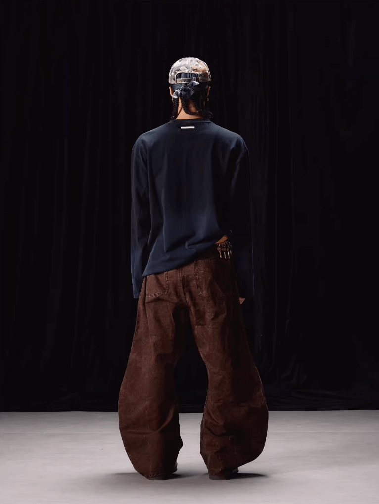 Labt Distressed Vintage Print Long Sleeve Tee | Face 3 Face