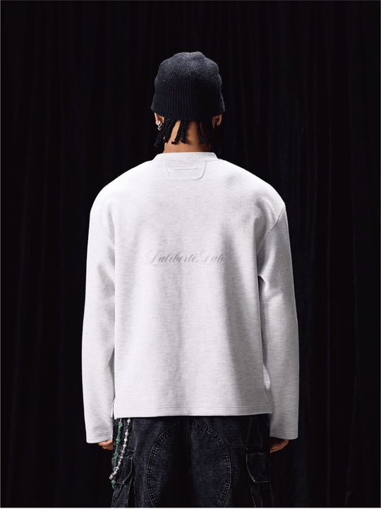 Labt Waffle Print Long Sleeve Tee | Face 3 Face