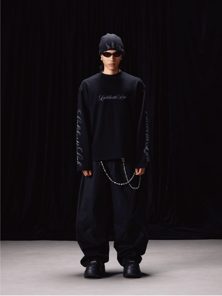 Labt Waffle Print Long Sleeve Tee | Face 3 Face