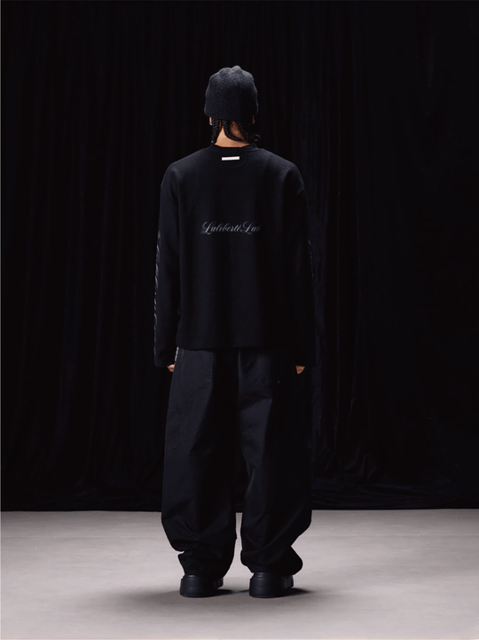 Labt Waffle Print Long Sleeve Tee | Face 3 Face