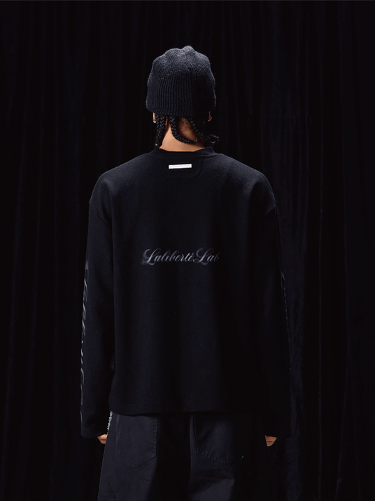 Labt Waffle Print Long Sleeve Tee | Face 3 Face