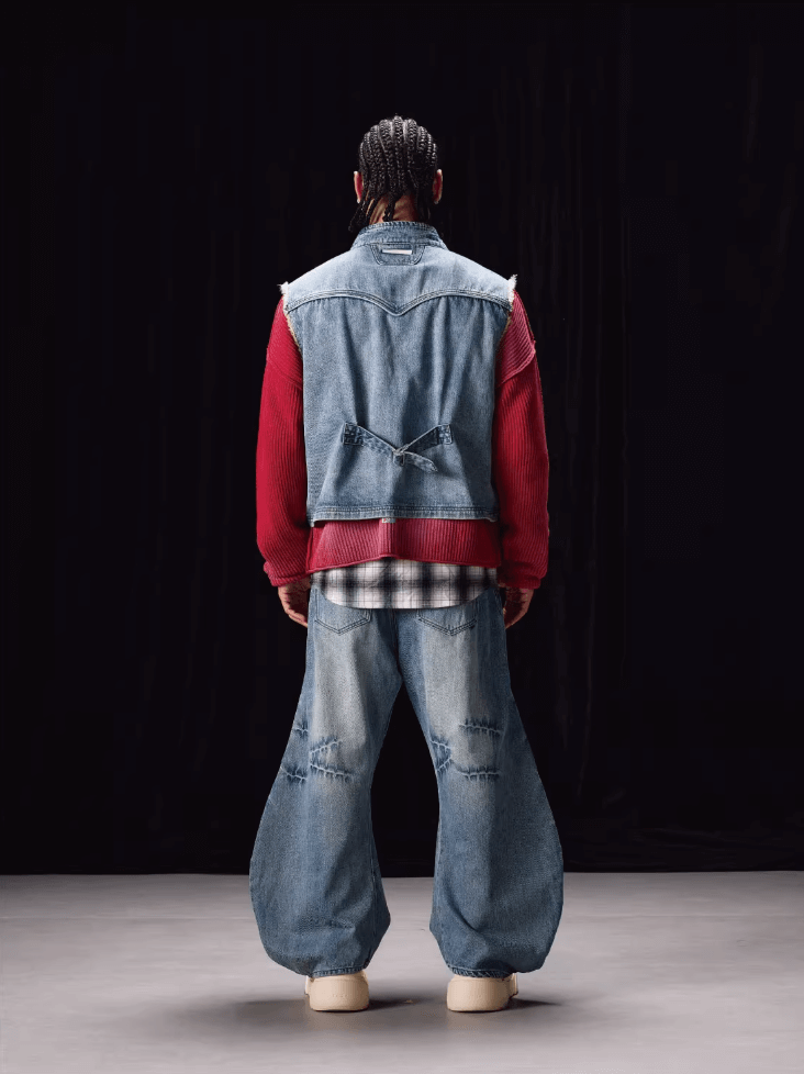 Labt Washed Baggy Machete Jeans | Face 3 Face