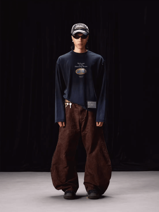 Labt Washed Coffee Baggy Machete Jeans | Face 3 Face