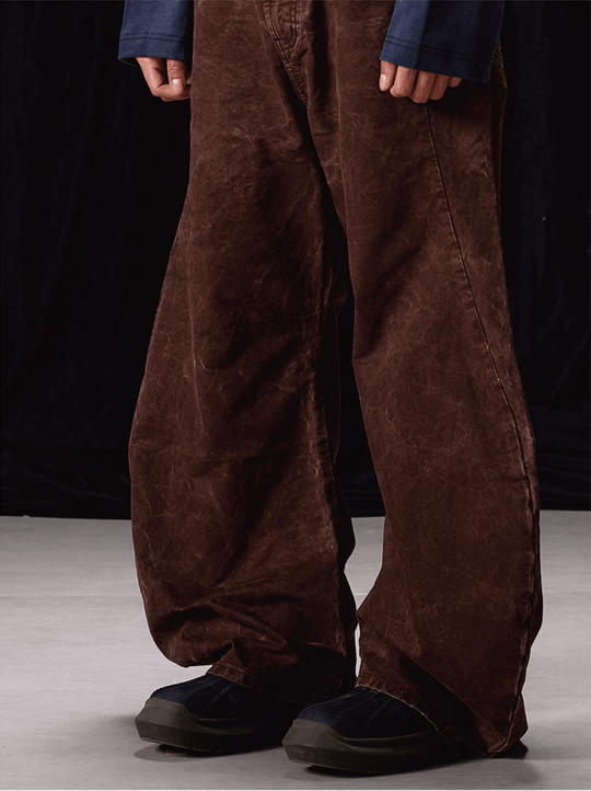 Labt Washed Coffee Baggy Machete Jeans | Face 3 Face