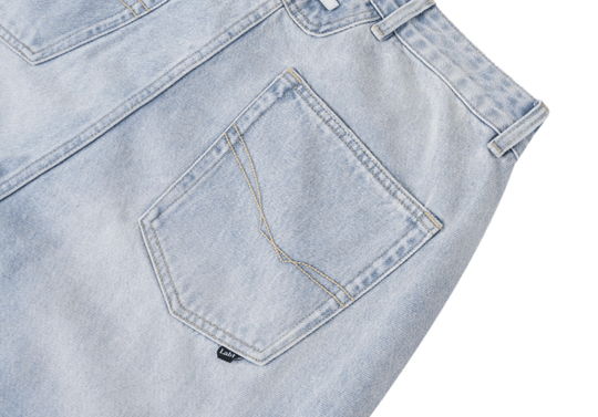 Labt Adjustable Multi Button Washed Baggy Jeans | Face 3 Face