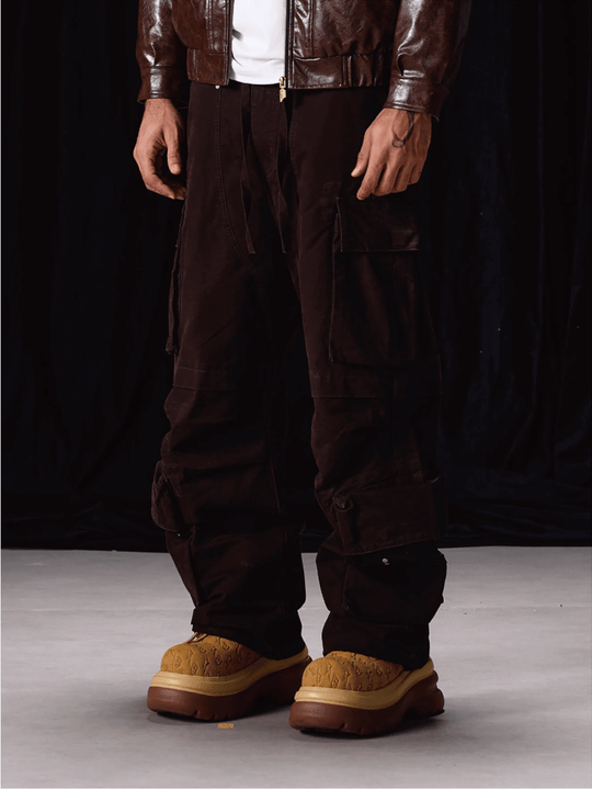 Labt Vintage Aged Multi Pocket Cargo Pants | Face 3 Face