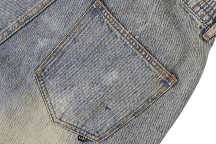 Labt Splash Ink Washed Baggy Jeans | Face 3 Face