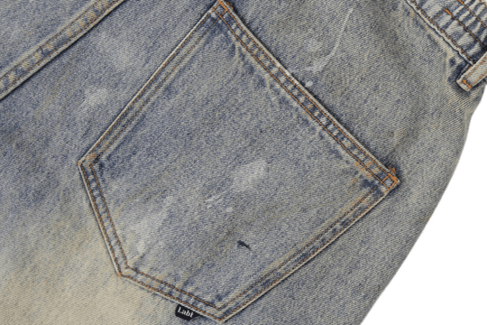 Labt Splash Ink Washed Baggy Jeans | Face 3 Face
