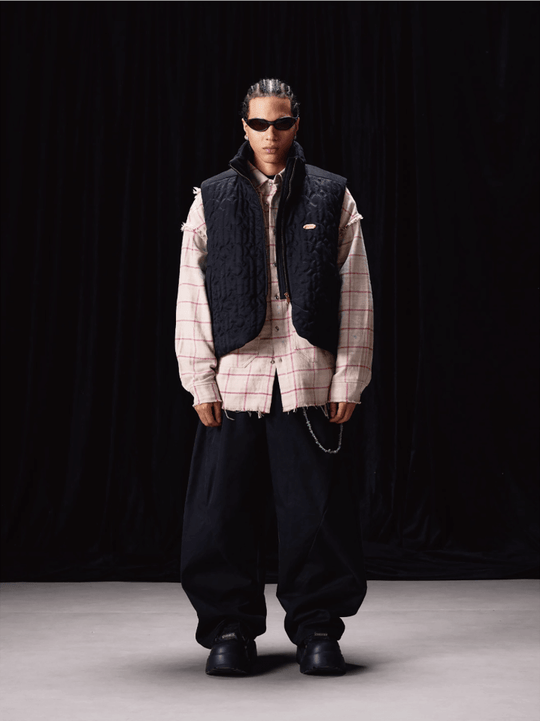 Labt Split Structured Baggy Pants | Face 3 Face