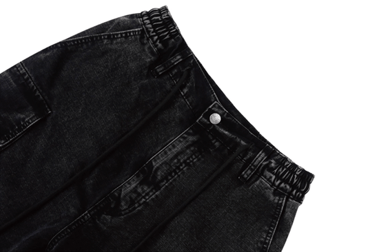 Labt Washed Fade Multi Pocket Baggy Cargo Pants | Face 3 Face