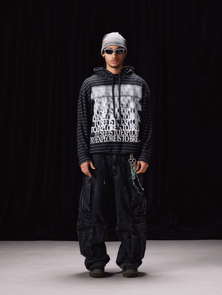 Labt Washed Fade Multi Pocket Baggy Cargo Pants | Face 3 Face