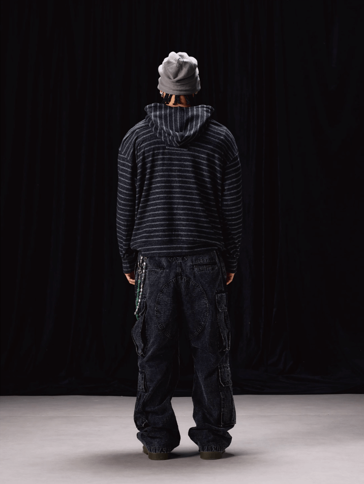 Labt Washed Fade Multi Pocket Baggy Cargo Pants | Face 3 Face