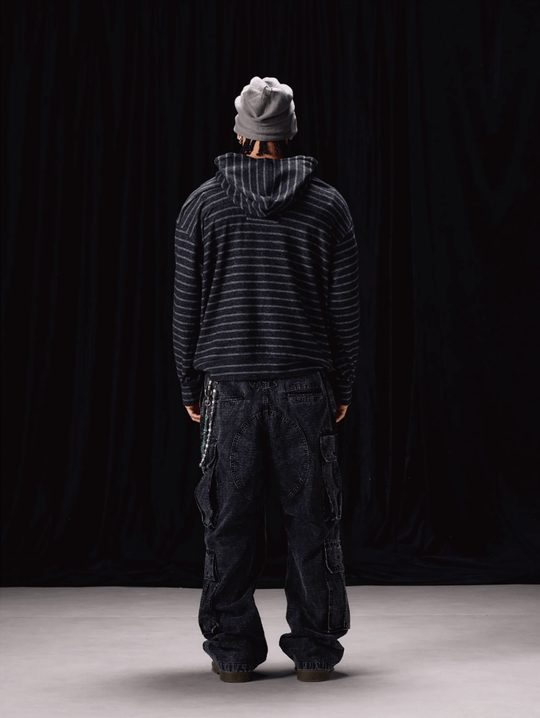 Labt Washed Fade Multi Pocket Baggy Cargo Pants | Face 3 Face
