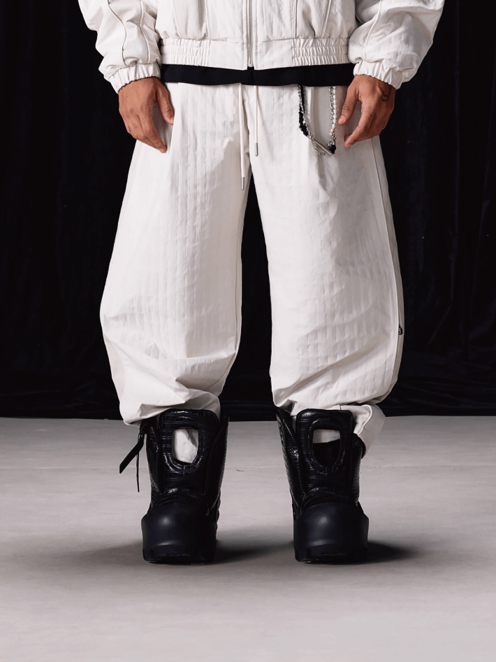 Labt Patchwork Structured Track Pants | Face 3 Face