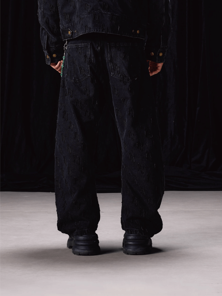 Labt Customized Jacquard Machete Jeans | Face 3 Face