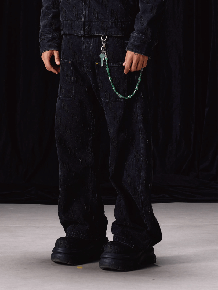 Labt Customized Jacquard Machete Jeans | Face 3 Face