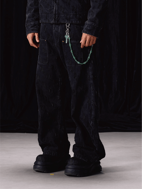 Labt Customized Jacquard Machete Jeans | Face 3 Face