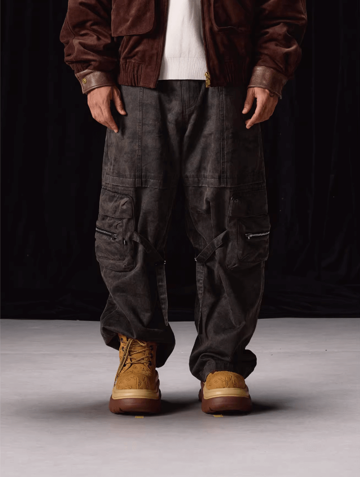 Labt Dark Camo Baggy Cargo Pants | Face 3 Face