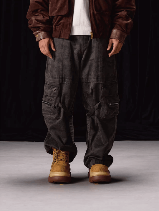 Labt Dark Camo Baggy Cargo Pants | Face 3 Face