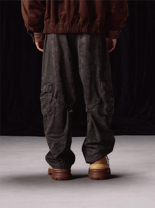 Labt Dark Camo Baggy Cargo Pants | Face 3 Face
