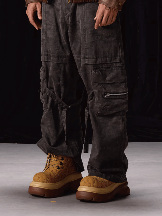 Labt Dark Camo Baggy Cargo Pants | Face 3 Face