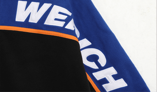 UNTILWERICH Half Zip Color Block Fleece Sweatshirt