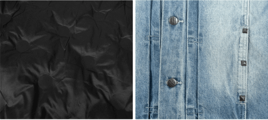 ANTIDOTE Rivet Studded Fleece Lined Denim Jacket | Face 3 Face