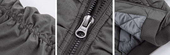 F2CE Ruched Hooded MA-1 Bomber Jacket | Face 3 Face