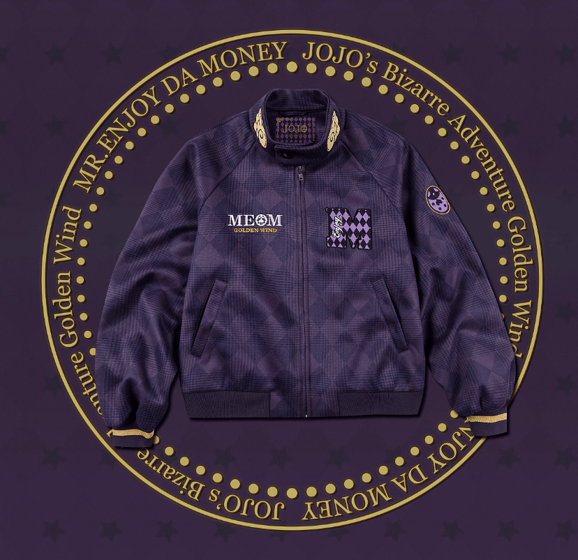 MEDM × JOJO Diamond Plaid Harrington Jacket | Face 3 Face