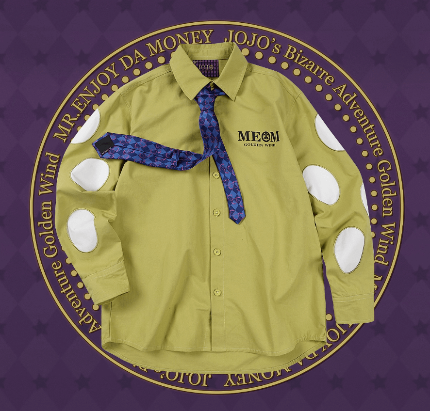 MEDM × JOJO Patchwork Long Sleeve Shirt | Face 3 Face