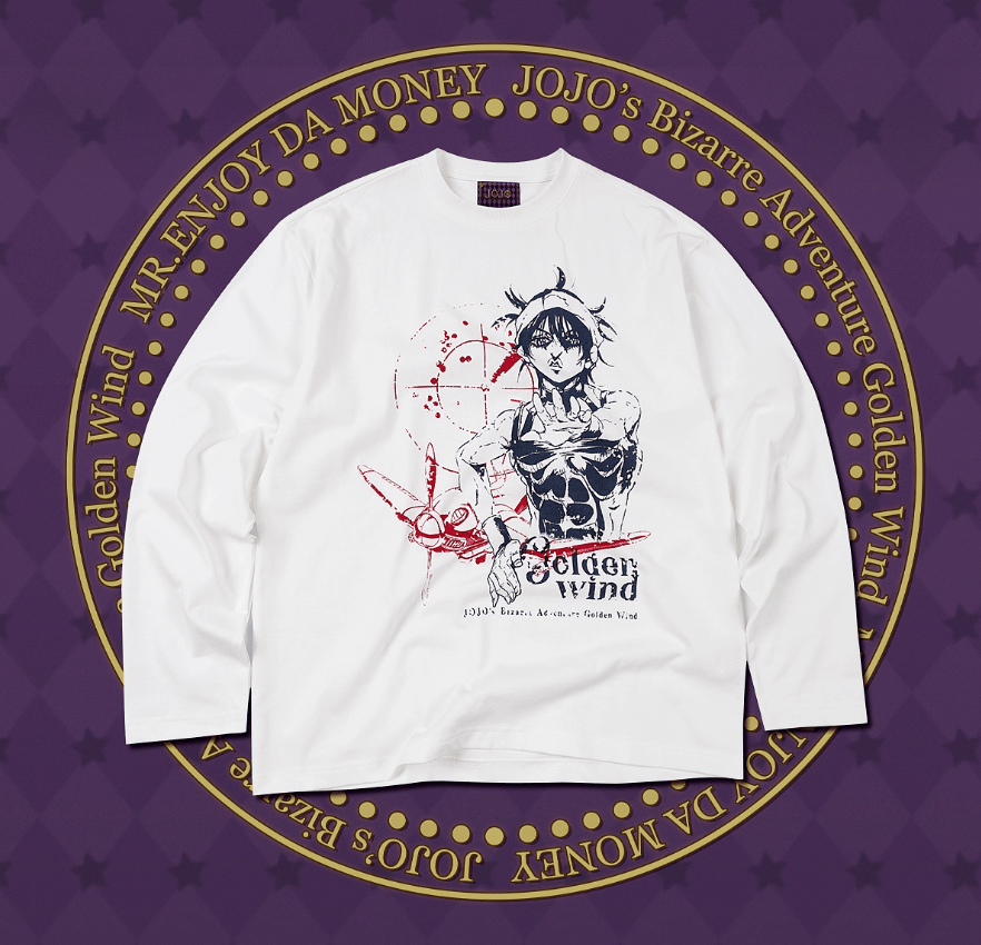 MEDM × JOJO Character Print Long Sleeve Tee | Face 3 Face