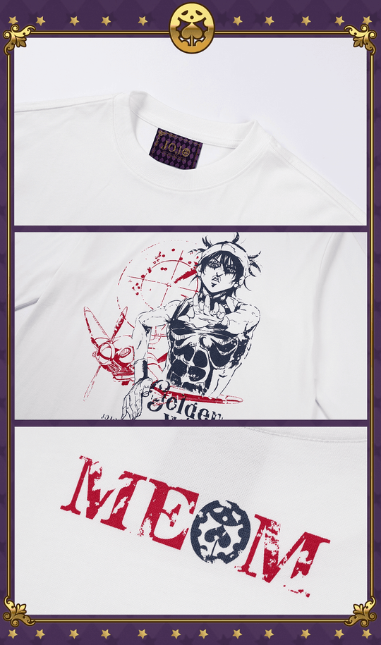 MEDM × JOJO Character Print Long Sleeve Tee | Face 3 Face