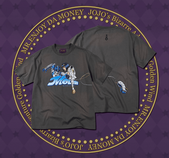 MEDM × JOJO Washed Distressed Character Print Tee | Face 3 Face