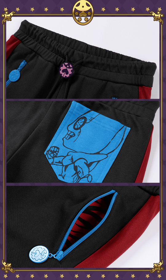 MEDM × JOJO Color Block Side Stripe Track Pants | Face 3 Face