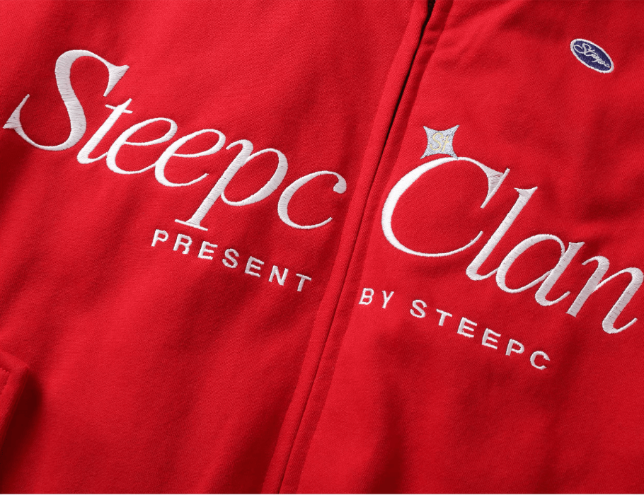 STEEPC Plaid Lined Red Hooded Jacket | Face 3 Face