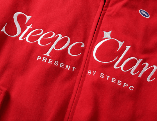 STEEPC Plaid Lined Red Hooded Jacket | Face 3 Face