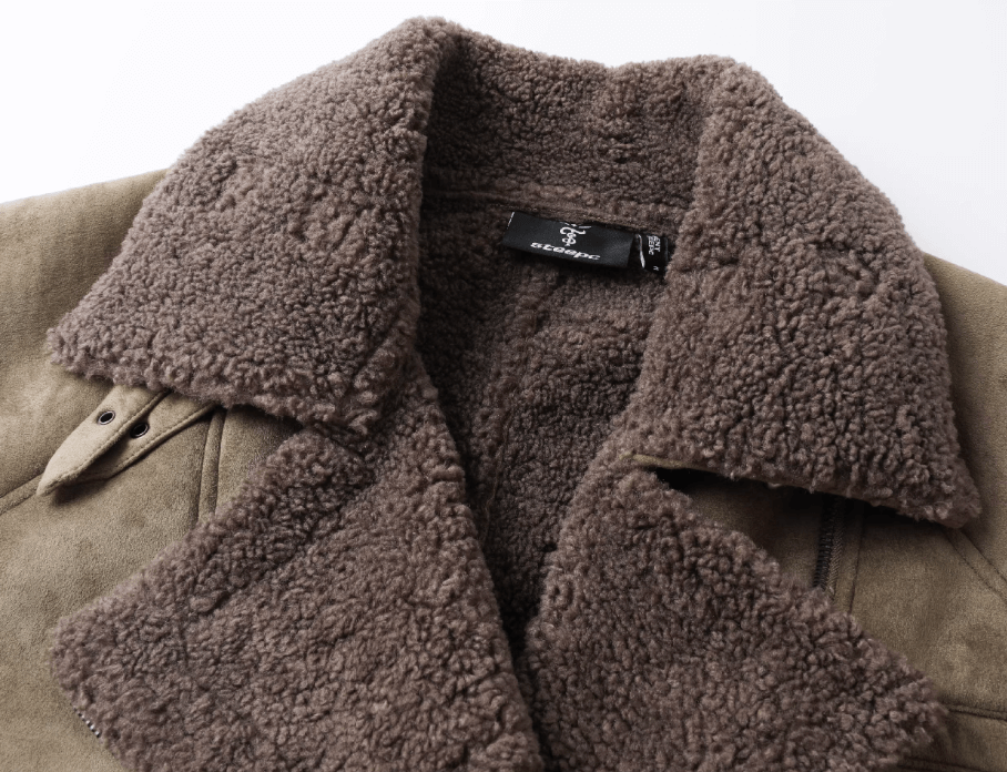 STEEPC Suede Shearling Jacket | Face 3 Face