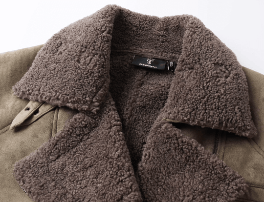 STEEPC Suede Shearling Jacket | Face 3 Face