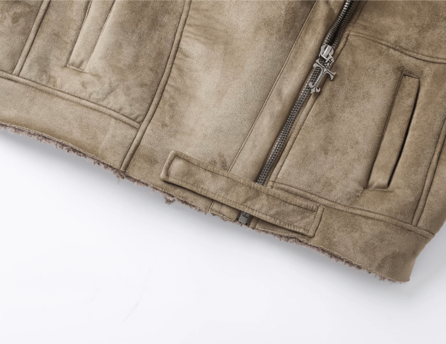 STEEPC Suede Shearling Jacket | Face 3 Face