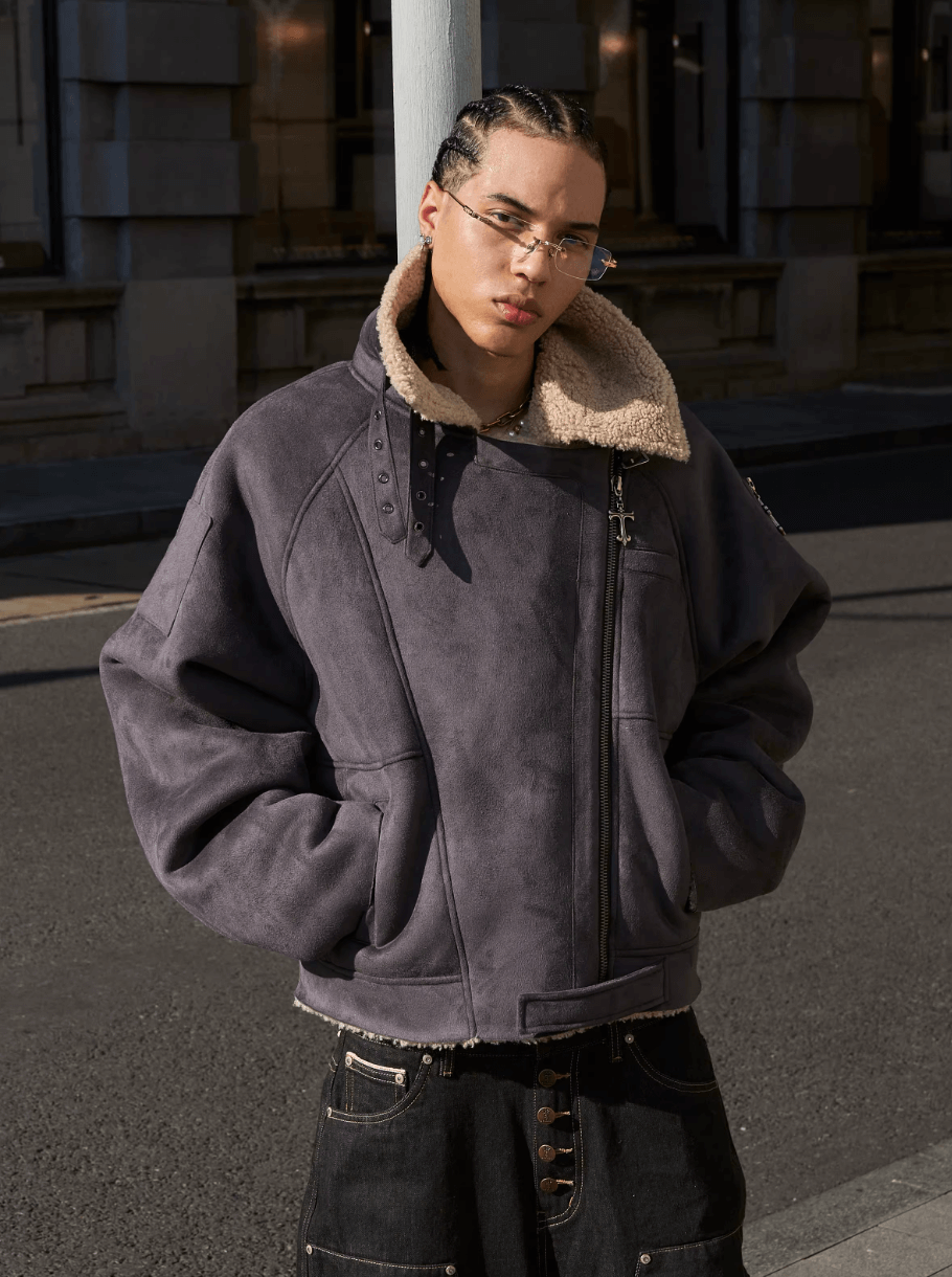 STEEPC Suede Shearling Jacket | Face 3 Face