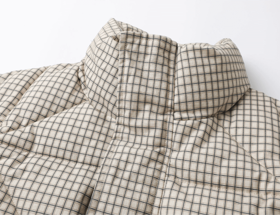 STEEPC Plaid Diamond Quilted Padded Jacket | Face 3 Face