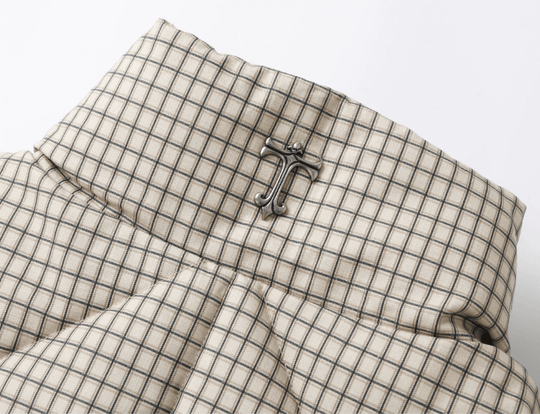 STEEPC Plaid Diamond Quilted Padded Jacket | Face 3 Face