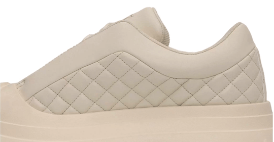 1807 INF-008 Gothic Lace Up Quilted PU Leather Chunky Sneakers