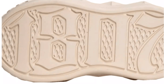 1807 INF-008 Gothic Lace Up Canvas Chunky Half Sneakers | Face 3 Face