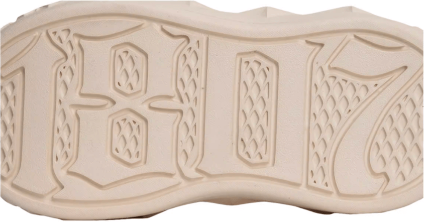 1807 INF-008 Gothic Lace Up Canvas Paisley Chunky Half Sneakers | Face 3 Face