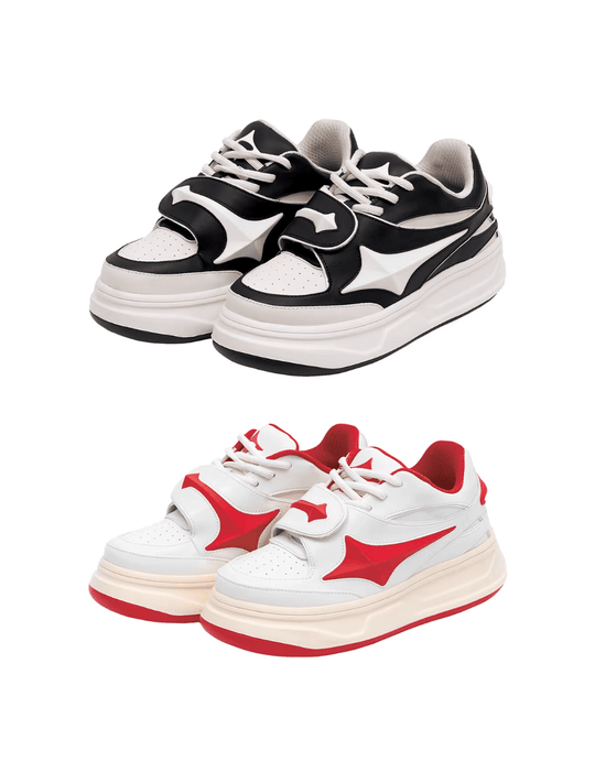 1807 INF-002 InHere Star Straps Chunky Sneakers | Face 3 Face