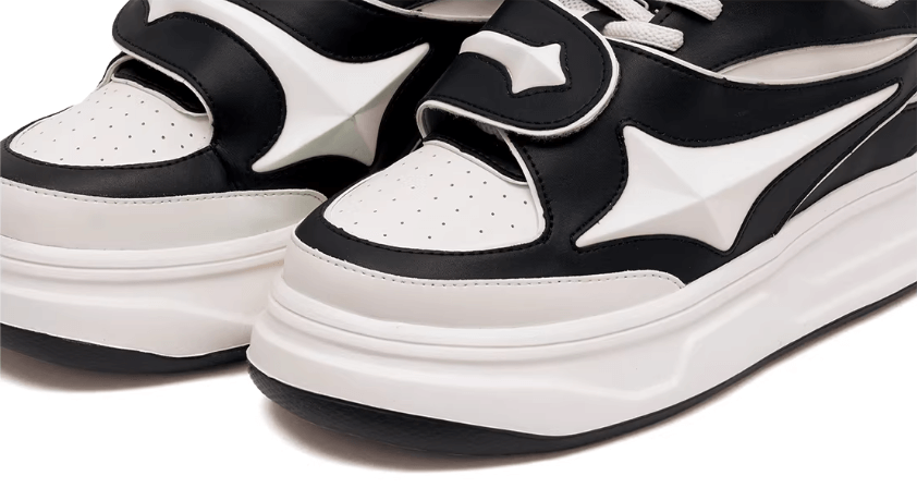 1807 INF-002 InHere Star Straps Chunky Sneakers | Face 3 Face